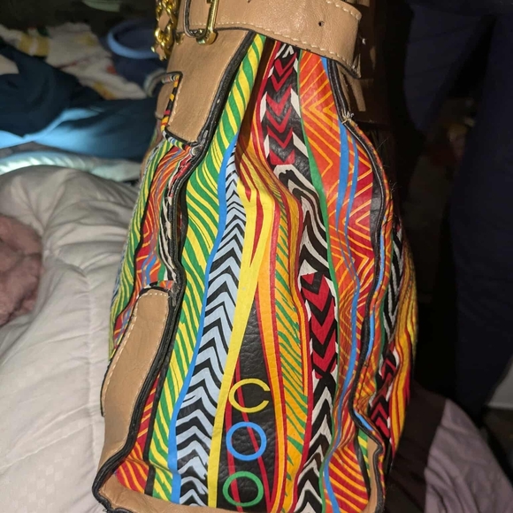 COOGI Multicolor Patterned Satchel Bag - Picture 6 of 6